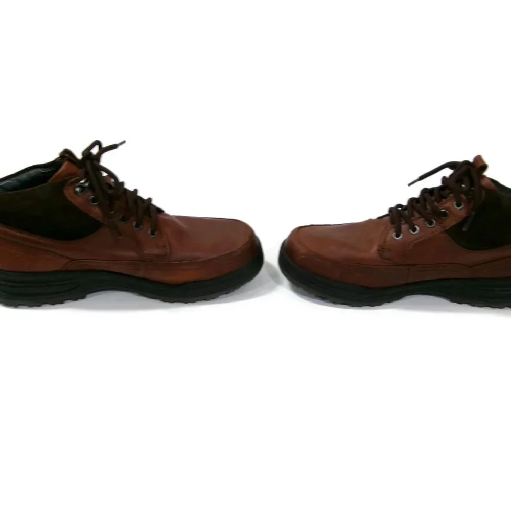 Abeo 24/7 Dri Walk Mens Ridley Leather Boots Slip Resistant Comfy Size 9.5 M - Picture 2 of 16